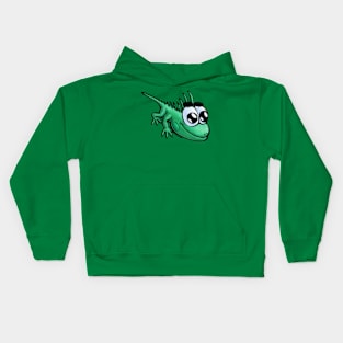 Iguana (Animal Alphabet) Kids Hoodie